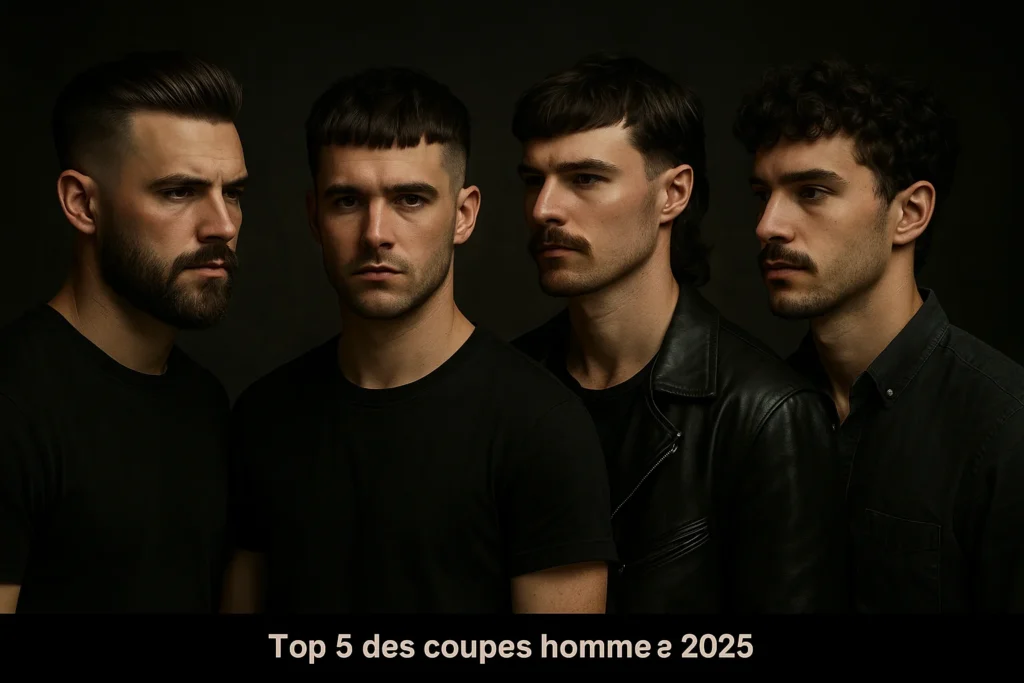 Top 5 des coupes homme tendance en 2025
